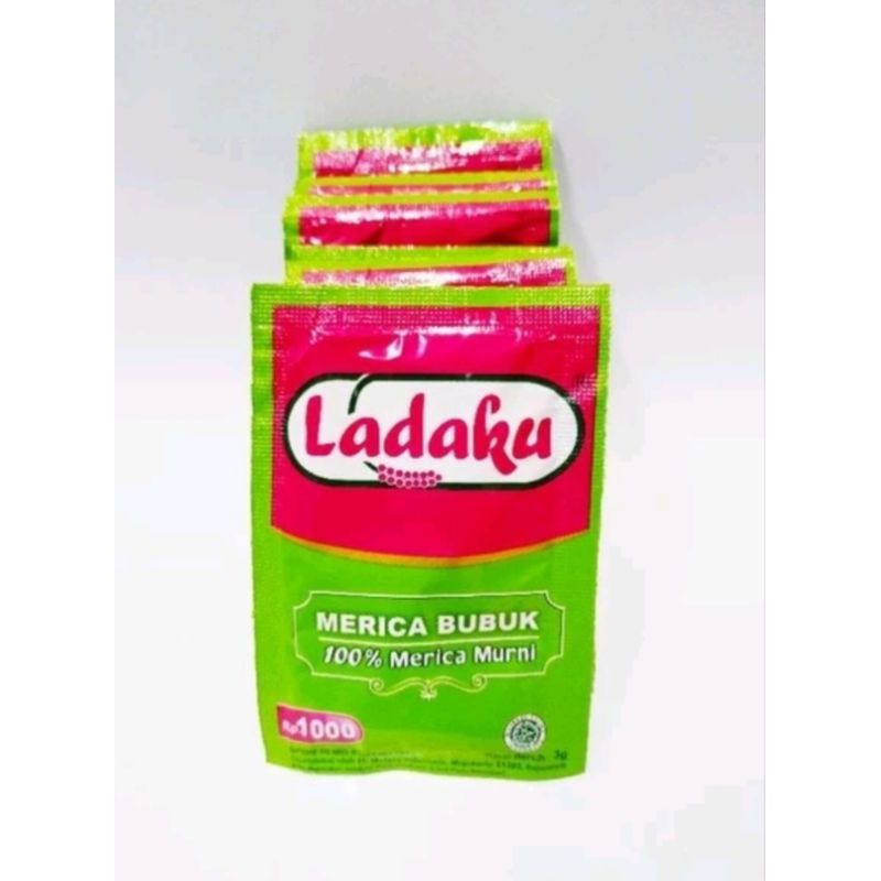 

Ladaku Merica Bubuk Kemasan Renceng Isi 12 Sachet