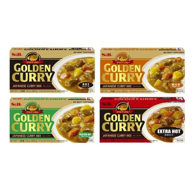 

S&B JAPANESE GOLDEN CURRY 220GR - Kari Jepang Golden Curry Mix