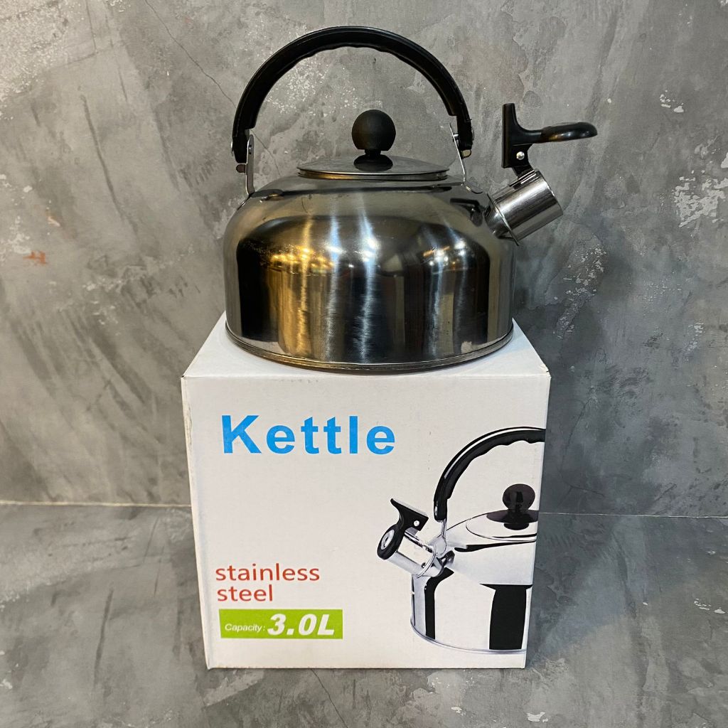 Teko Siul Stainless Steel Kettle Ceret Air Teko Air Panas Stainless 3 4 5 Liter