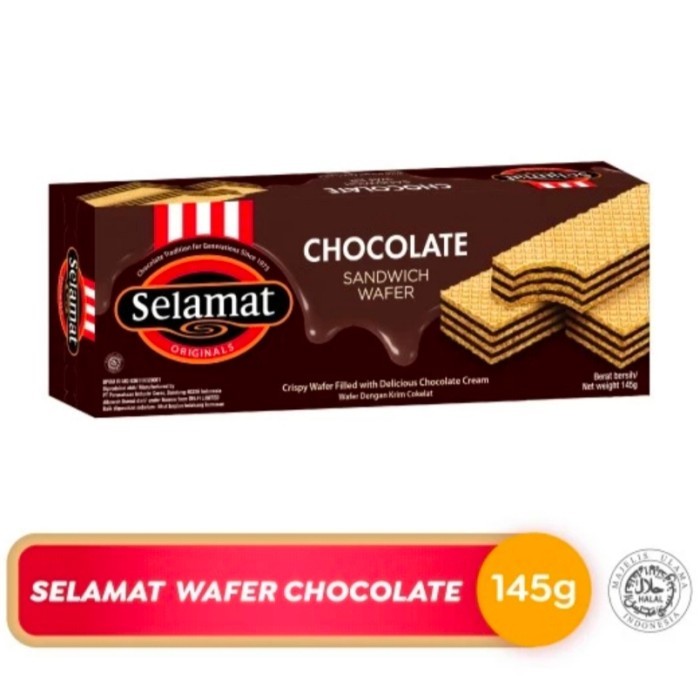 

Selamat Wafer Chocolate Cream 145 Gram