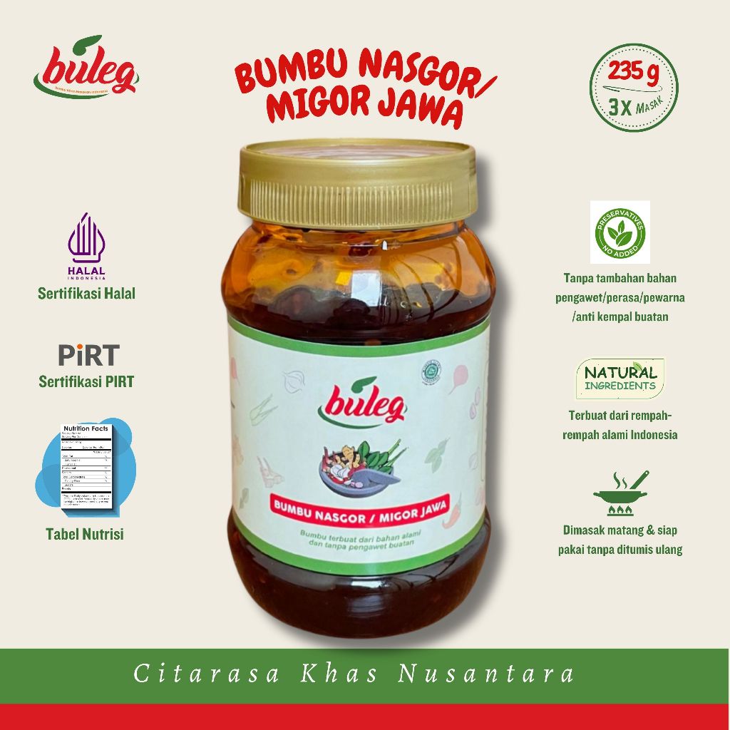 

Buleg Bumbu Nasi/Mie Goreng Jawa Kemasan Botol