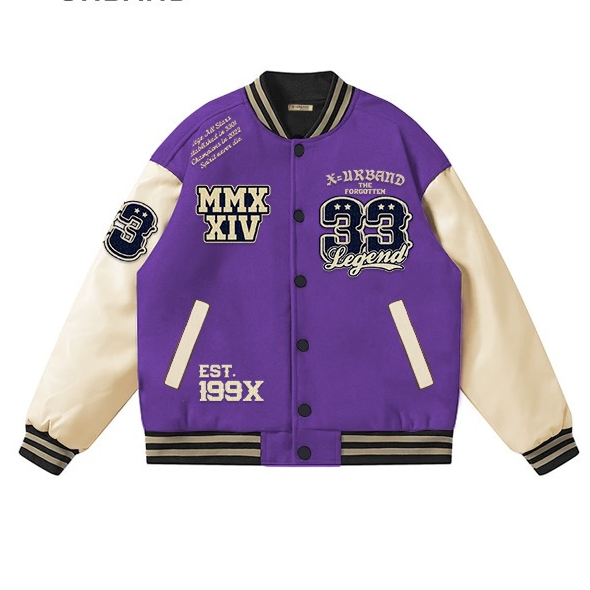 BIG PROMO Jaket Varsity One Layer Forgotten Pe Fleece 280