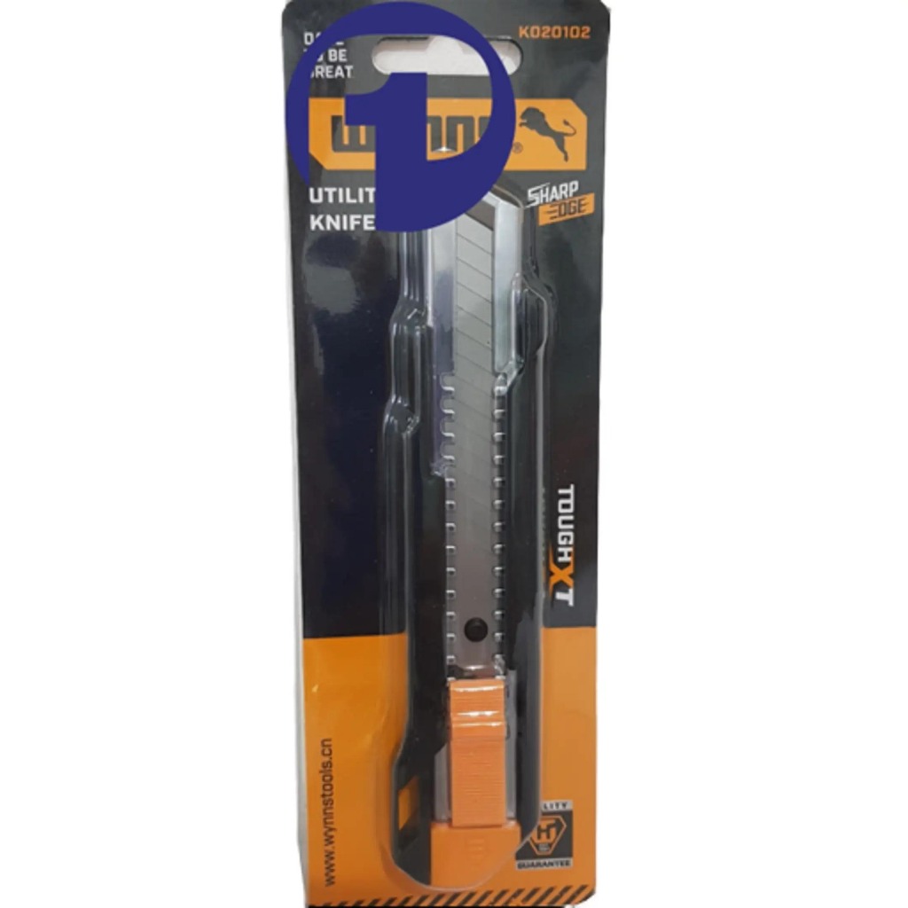 

PISAU CUTTER WYNNS K020102 UTILITY KNIFE 18MM 14 SECTION SK-5 BLADE