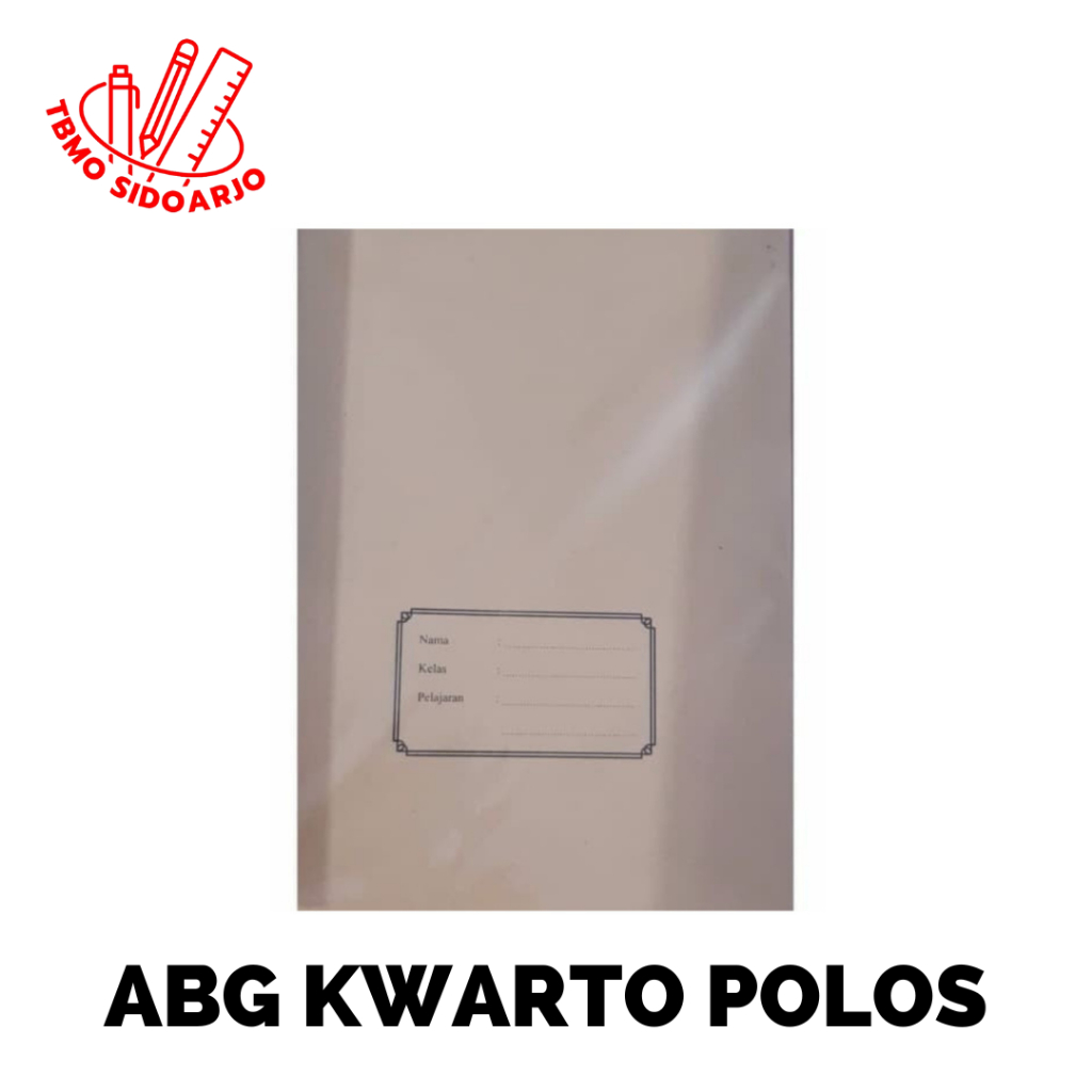 

TBMO Sampul Coklat / Sampul Buku Kwarto ABG Isi 20 Lembar