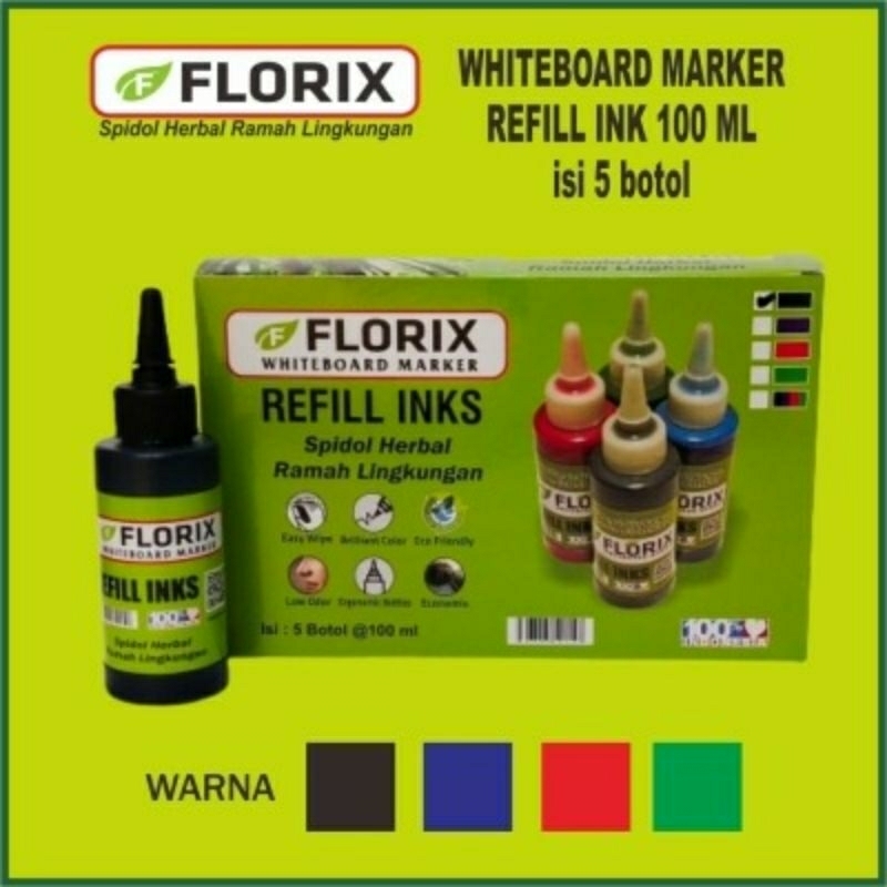 

Tinta spidol florix ECO ink keluaran terbaru / tinta spidol sehat / tinta spidol dari tetes tebu