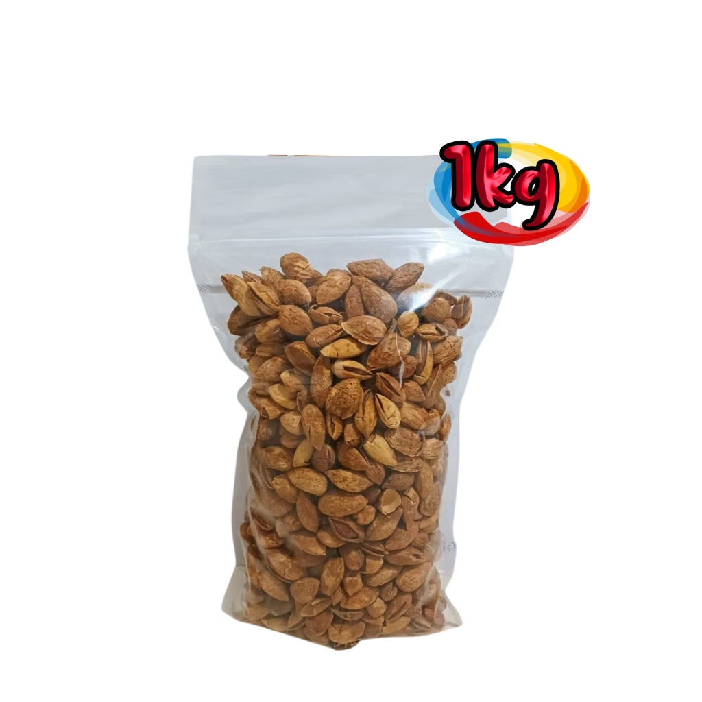 

Kacang almond kulit 1kg almond panggang ada cangkang