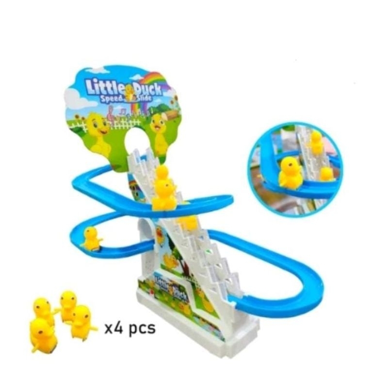 Mainan Bebek Naik Tangga / Mainan Tangga Music LED