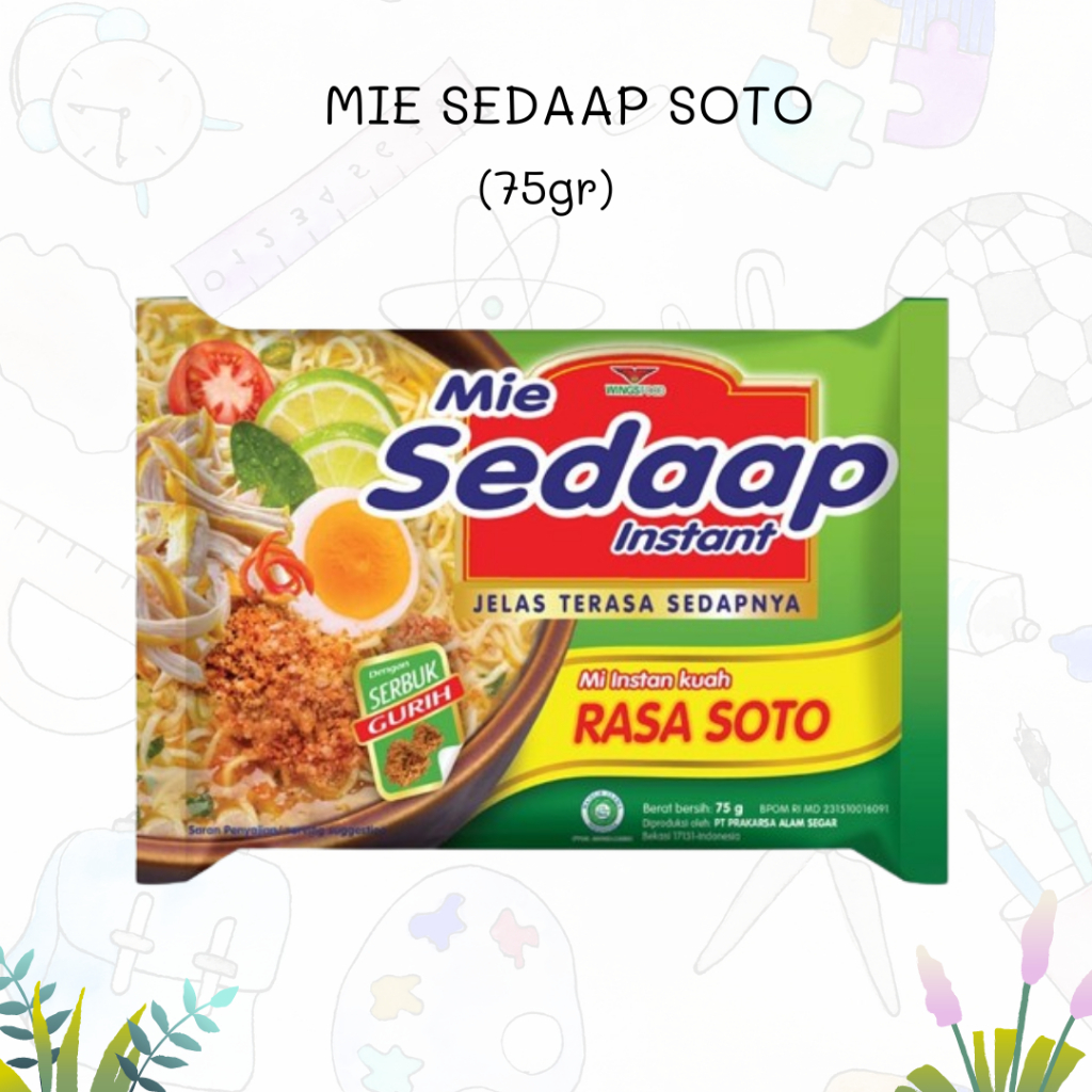 

MIE SEDAAP KUAH RASA SOTO 75gr