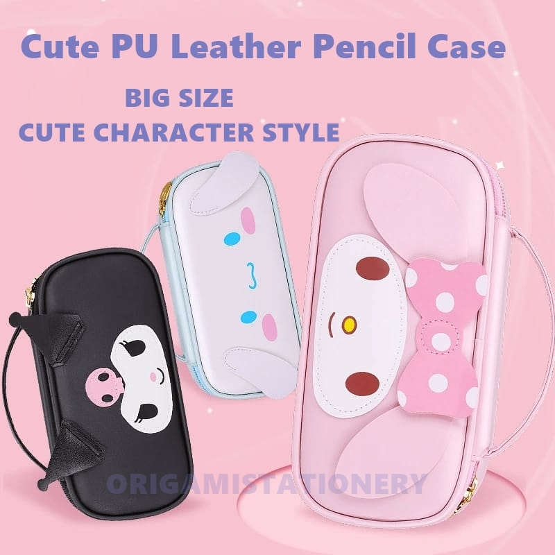 

[ORGM] Kotak Pensil bahan PU Kulit Motif Karakter Sanrio Lucu Ukuran Besar