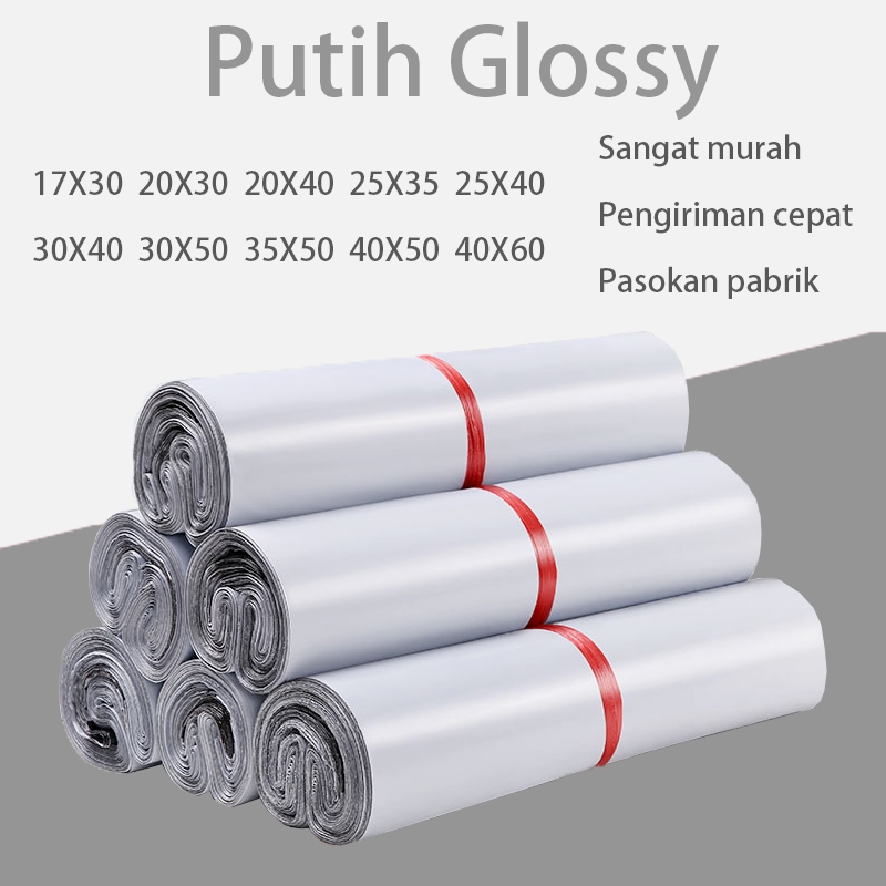 

Kemasan plastik berlapis polietilen putih multi-ukuran