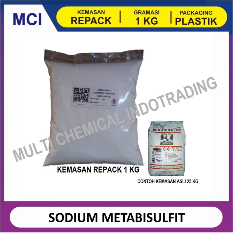 

SODIUM METABISULFIT / SODIUM METABISULPHITE / SMS / NATRIUM || 1 kg