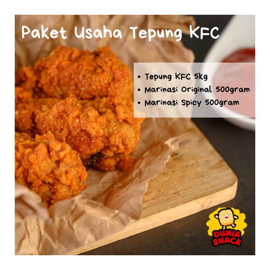 

PAKET USAHA TEPUNG AYAM GORENG CRISPY KFC FREE TEPUNG BIANG FRIED CHICKEN