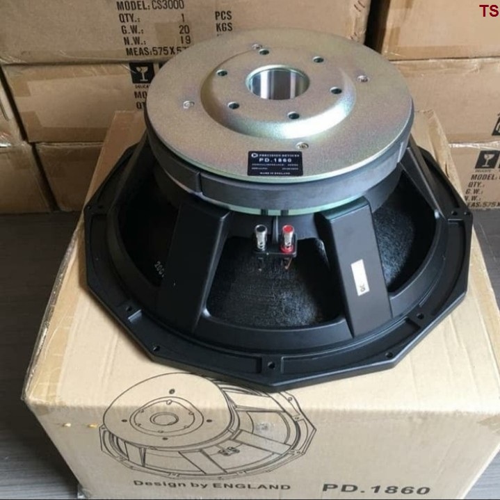 SPEAKER KOMPONENT PD1860 PD 1860 18 INCI / Coil 5 in / 1500 Watt