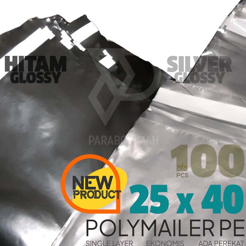 

Istimewa POLYMAILER HDPE sudah ada lem 25x4 isi 1 pcs MURAH plastik packing kurir ekonomis ready stock Bandung