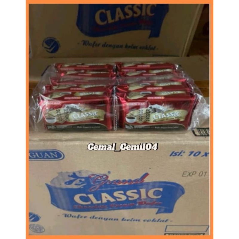 

KHONG GUAN GRAND CLASSIC CHOCOLATE WAFER PACK ( 18GR×10PCS )