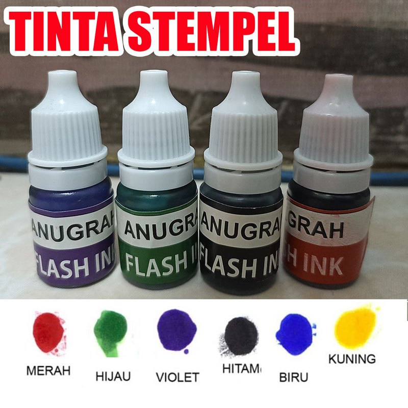 

Tinta stampel otomatis 5 ml _stempel flash murah dan berkualitas media kertas