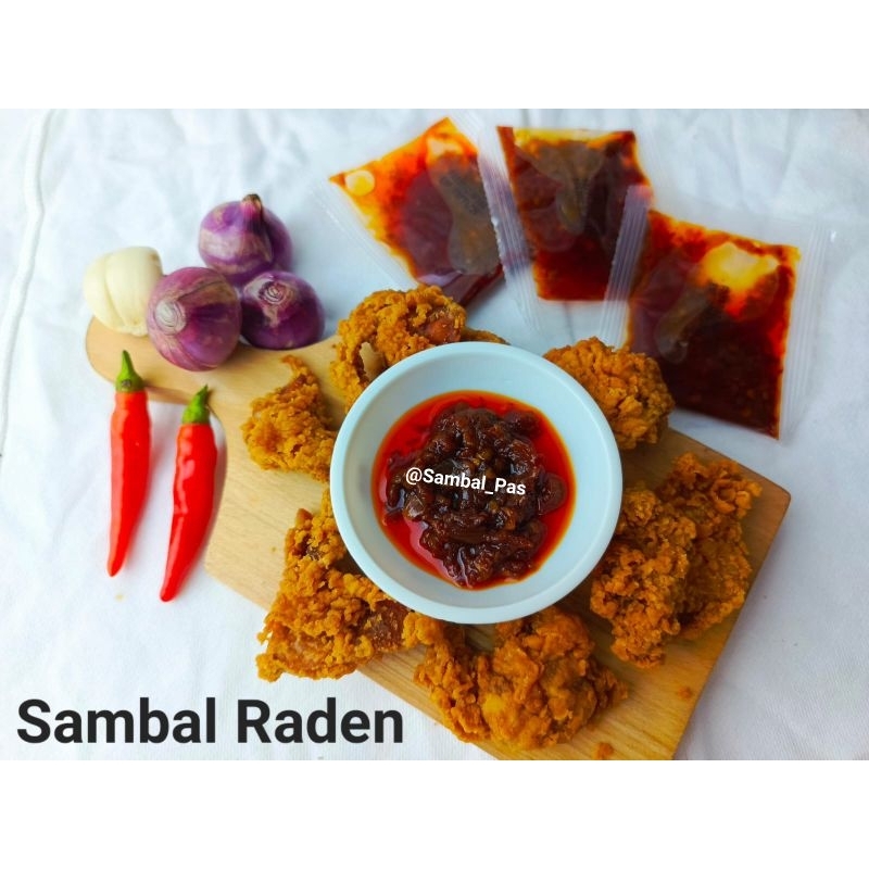 

Sambal Raden Sachet 20gr, 30gr & 40gr.