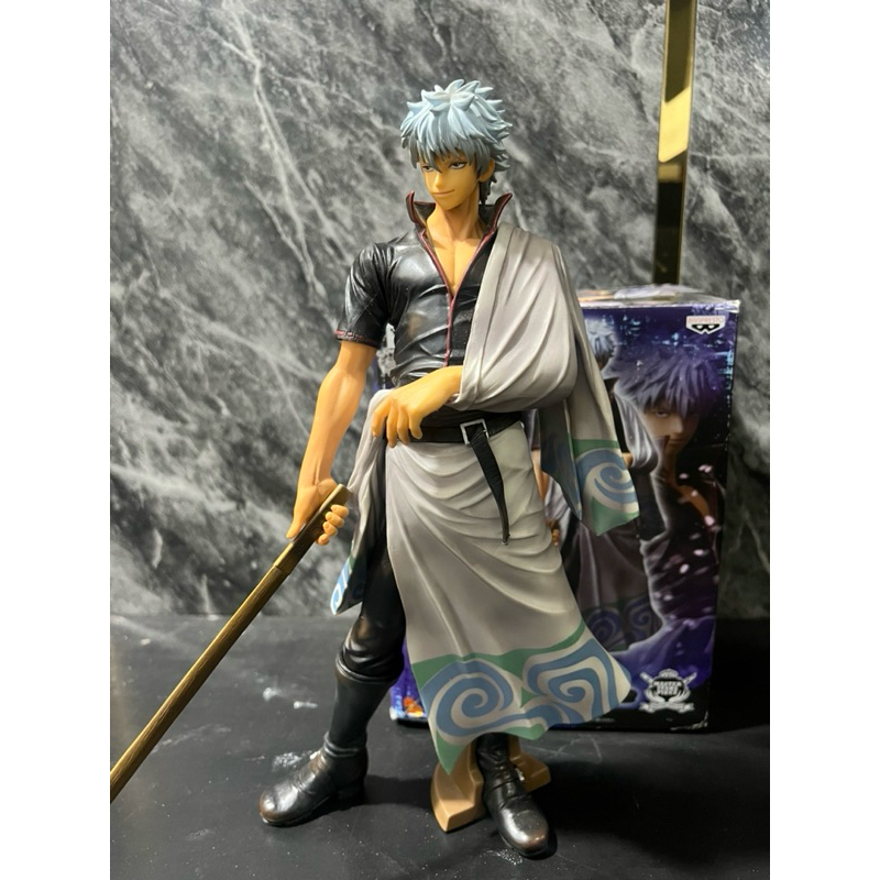 Action figure sakata gintoki gintama 26cm official original banpresto master stars piece BIB