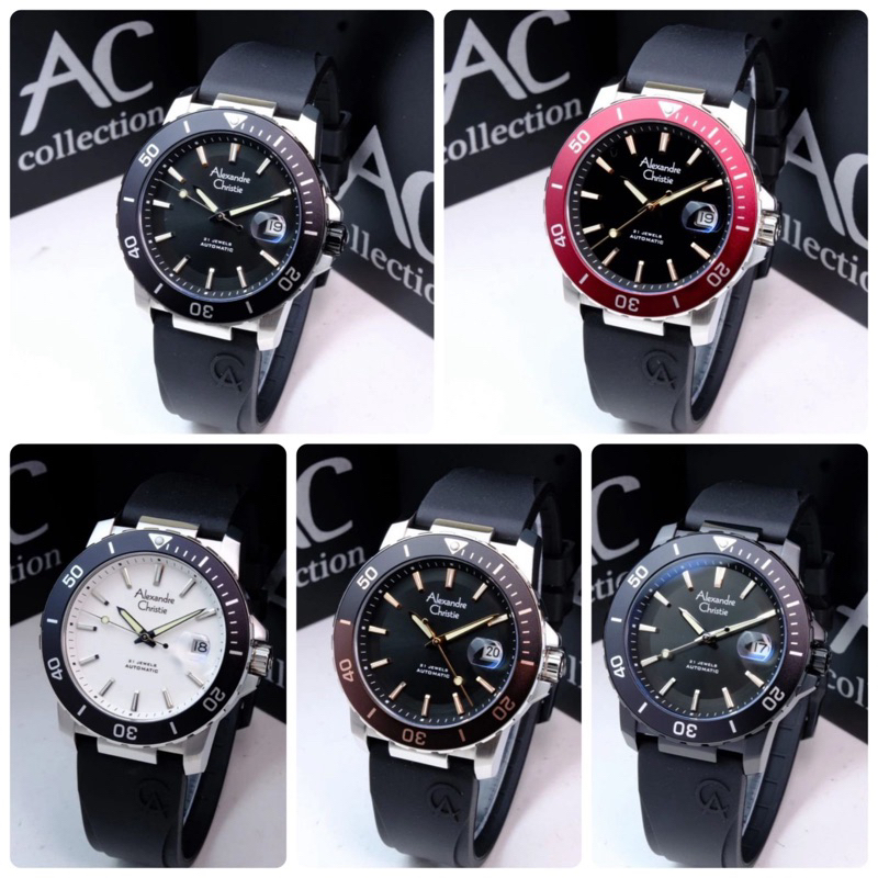 AC6141 AUTOMATIC JAM TANGAN PRIA ALEXANDRE CHRISTIE AC6141