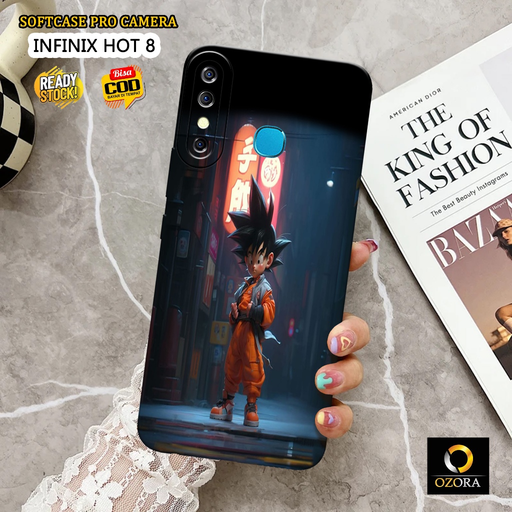 Case Infinix Hot 8 Terbaru - OZORA - Fashion Case Anime - Casing Hp Infinix Hot 8 - Softcase Infinix