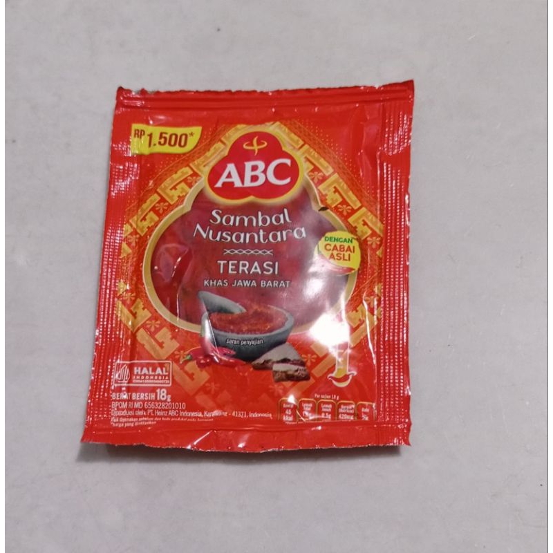 

ABC Sambal Terasi 1Sachet