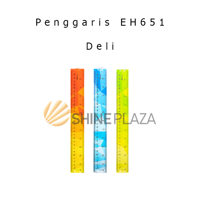 

Penggaris Plastik Lentur 30cm Deli EH651 - Twistable Ruler 30 cm