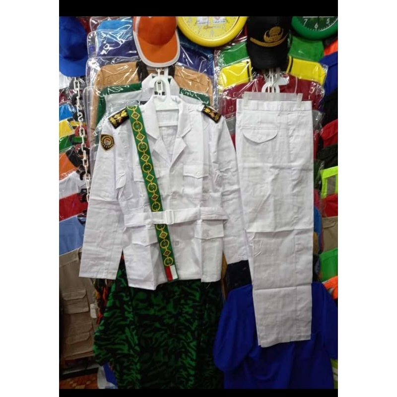 seragam paskibra 1 set / setelan paskibra driil 1 set laki