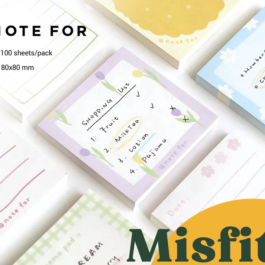 

Khusus Note For Memo Pad Mini Catatan Kecil Motif Lucu Notes Note Notepad