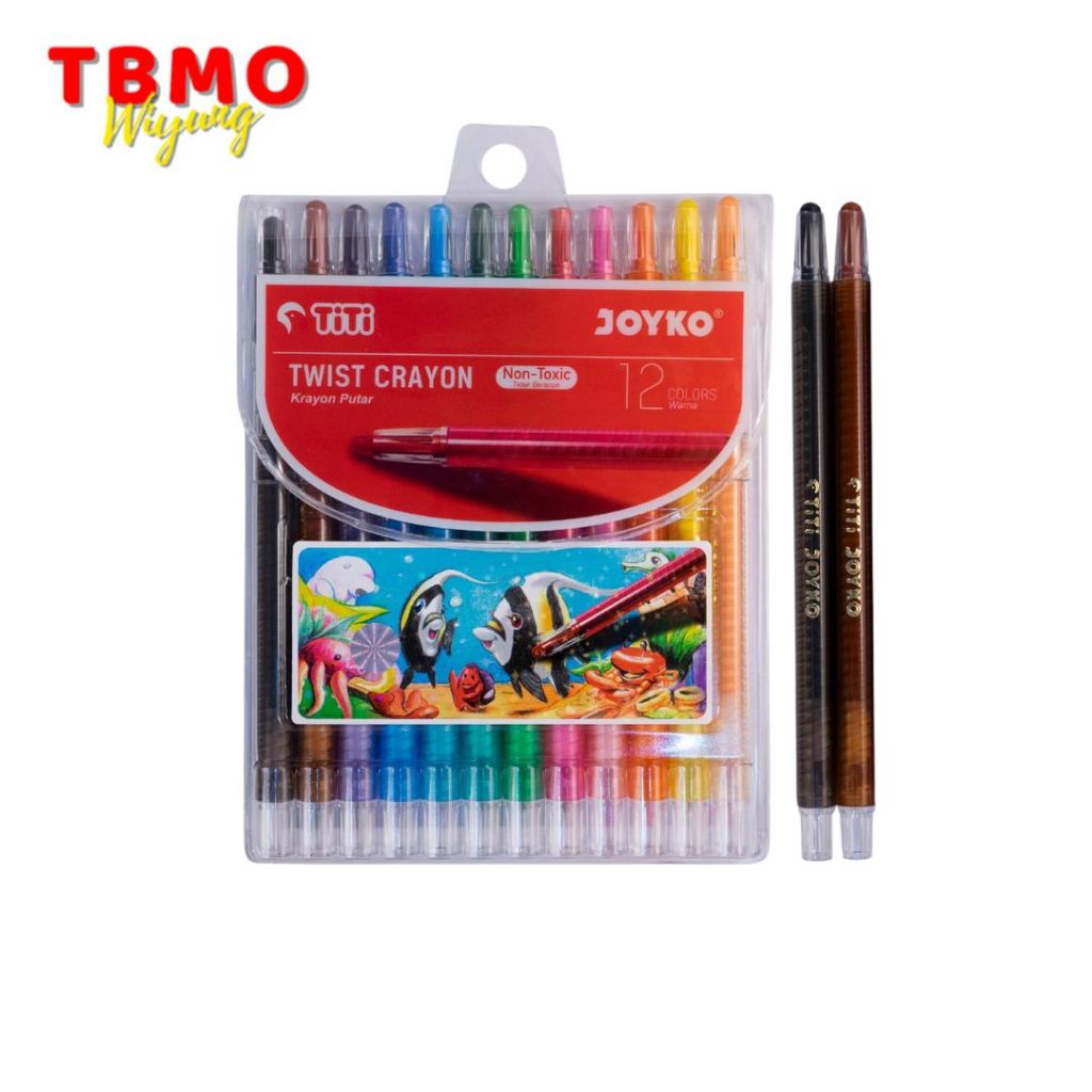 

Tbmo Crayon Putar Titi 12 Warna Panjang