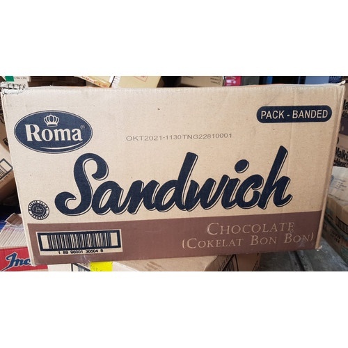 

Roma Sandwich Chocolate 157 gr Peanut Butter 189 gr 1 Dus