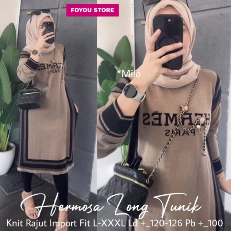 Hermosa longtunik by foyou store