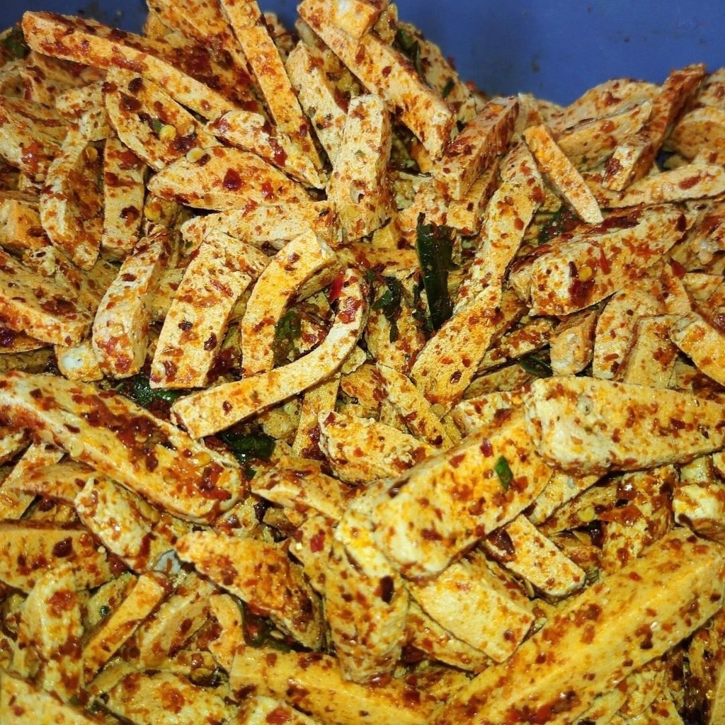 

basreng stik 1kg viral pedas daun jeruk bumbu melimpah