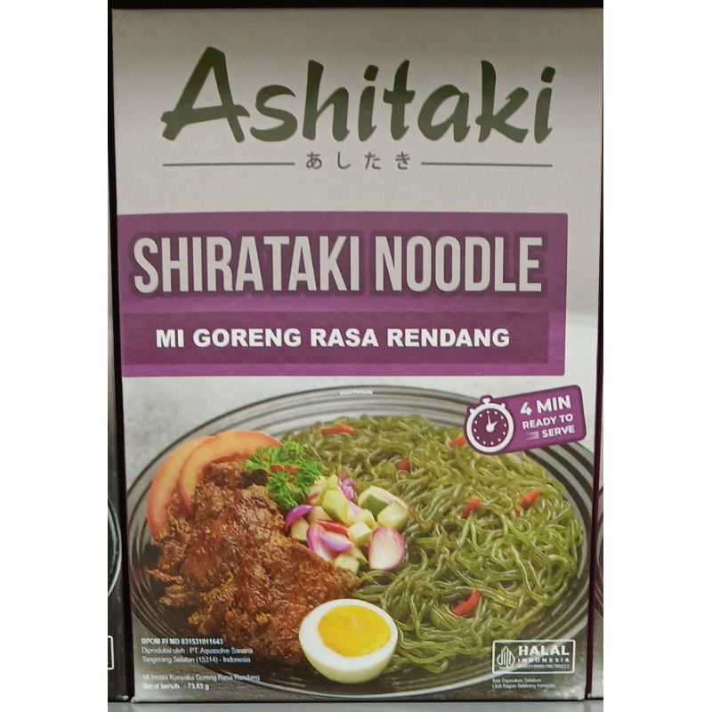 

Ashitaki Mie Goreng Rasa Rendang Shirataki Noodles 75g - HK