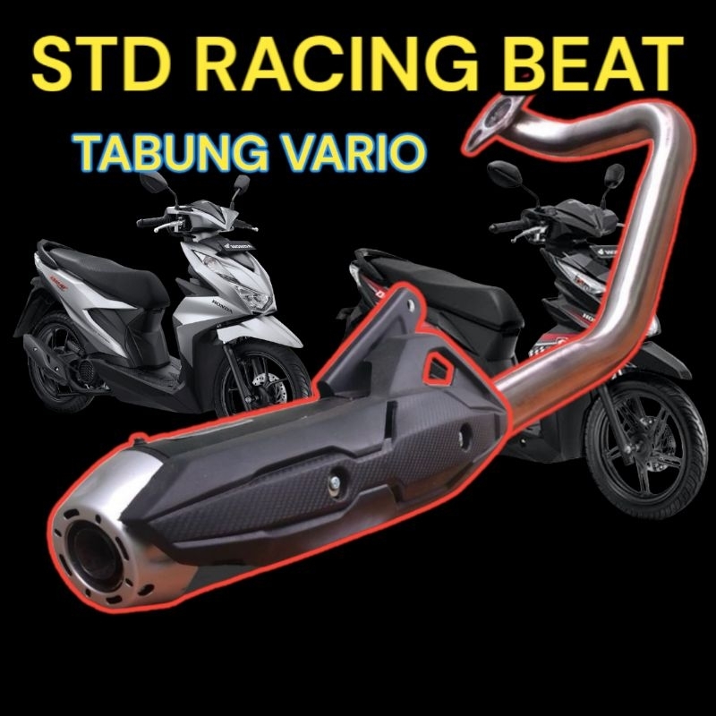 KNALPOT COPY CMS TABUNG VARIO UNTUK BEAT DELUXE, SCOOPY, GENIO, BEAT FI