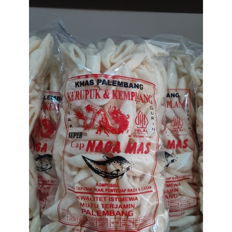 

Kerupuk Buncis Tenggiri Cap Naga Mas 500 Gram