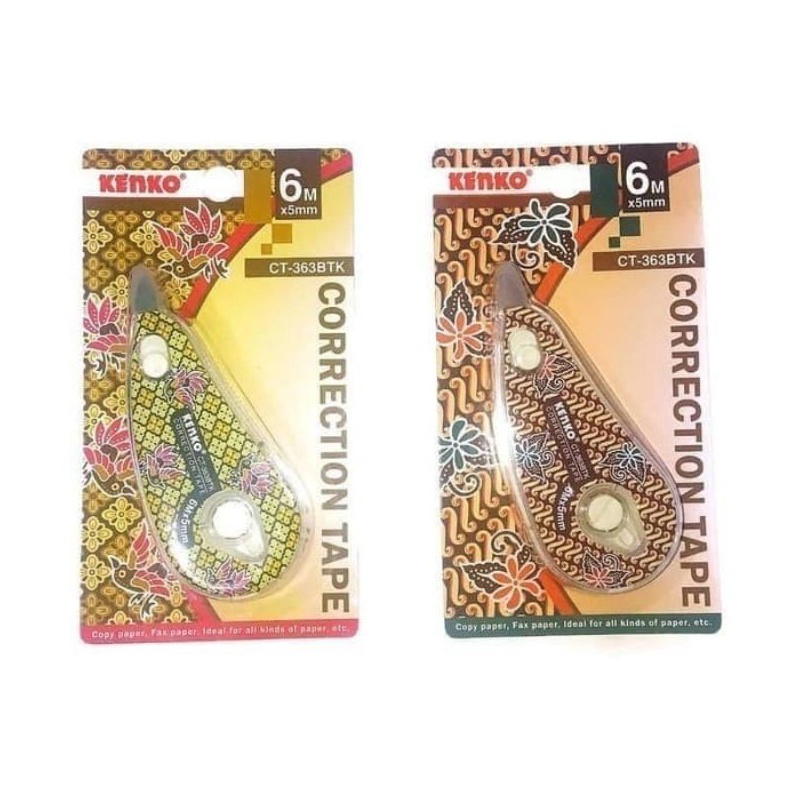 

TERBARU Correction Tape TipEx Kenko CT363 Batik