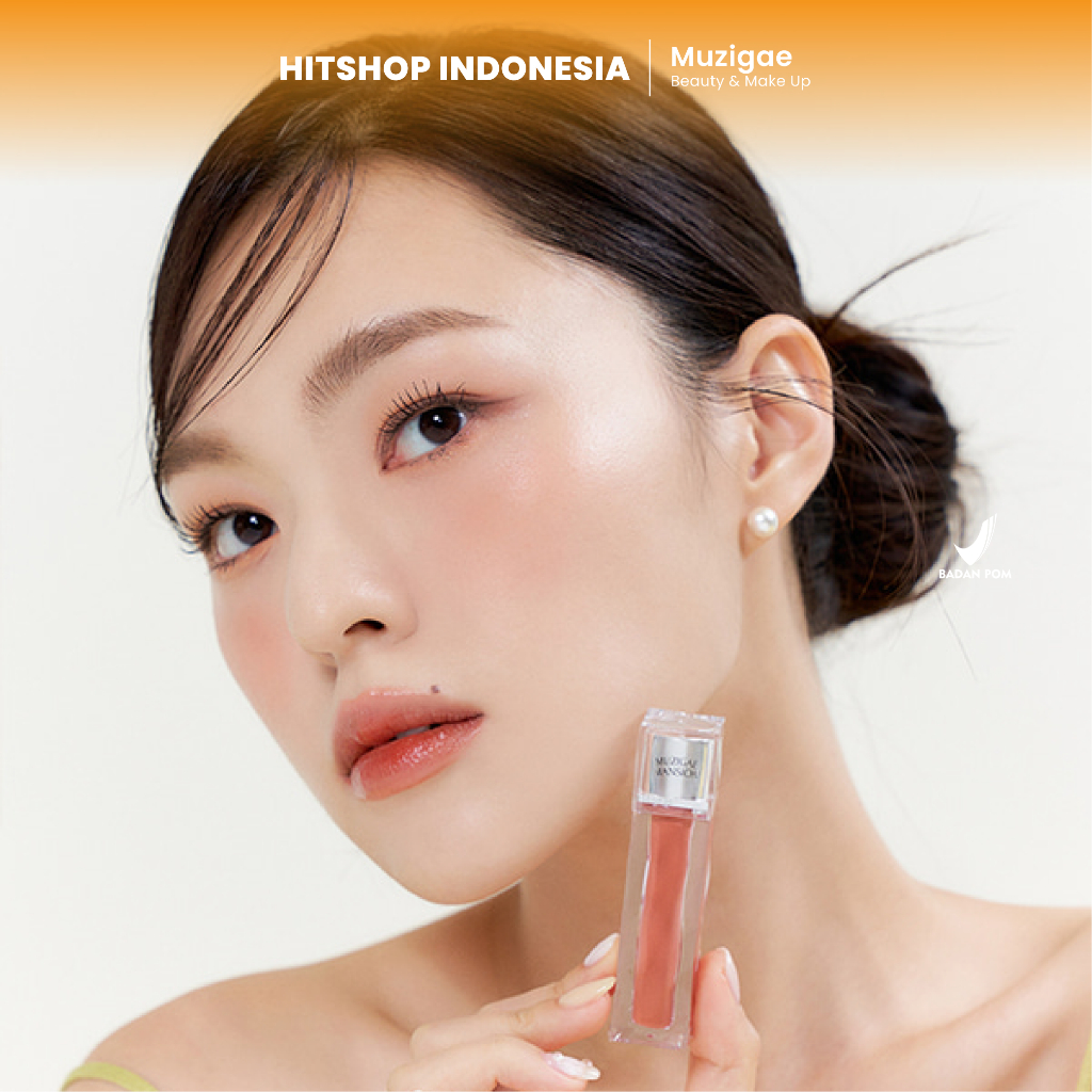 [Muzigae Mansion] Icy Glow l Glossy Lip Tint (8 Colors) + Vita Genic Jelly Mask (Vitalizing 2pcs) / 