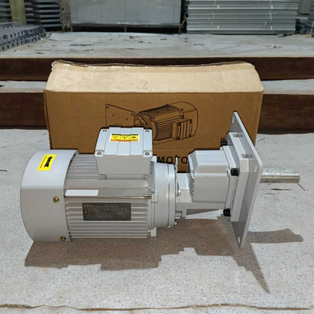 dinamo auger 3 phase 0.75 HIKARI dinamo pakan feeder otomatis ternak kandang ayam