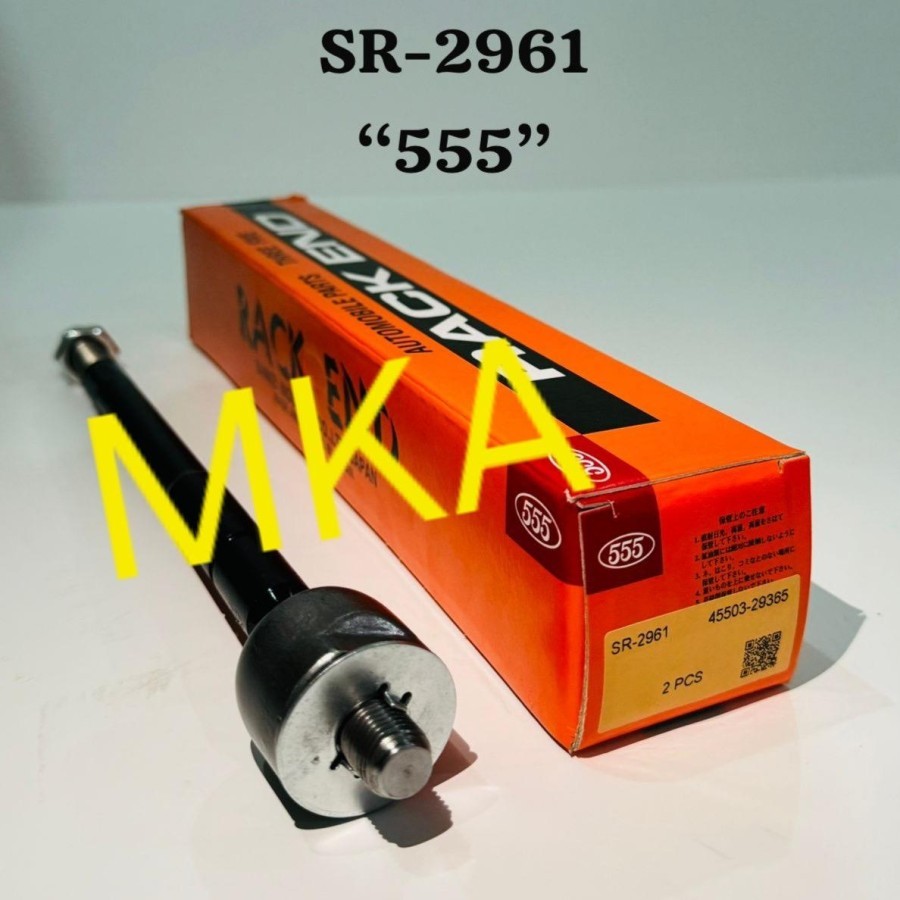555 RACK END COROLLA RACK END GREAT LONG TIE ROD TOYOTA GREAT LONG TIEROD COROLLA SR-2961