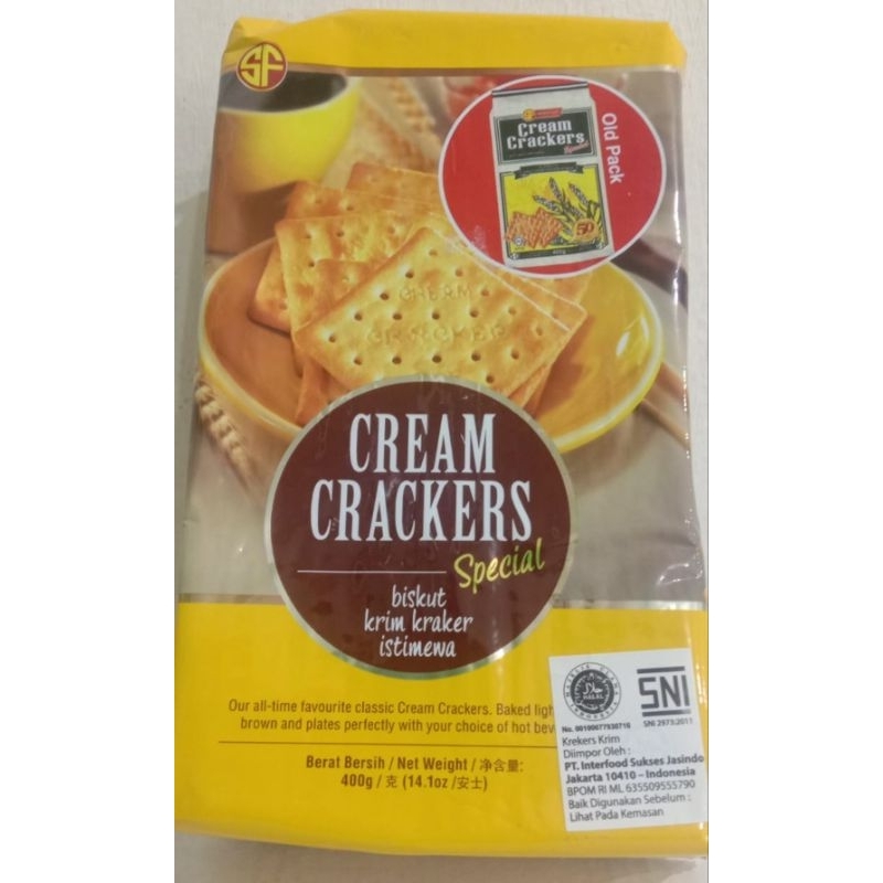 

Biskuit Krim / Cream Crackers Special SF 400gram