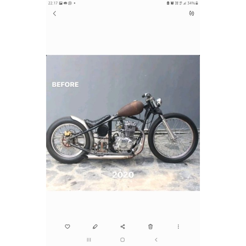 frame chopper rangka Chopper rangka custom bober model  request