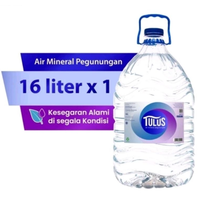 

Tulus Air Mineral Pegunungan Galon 16 L