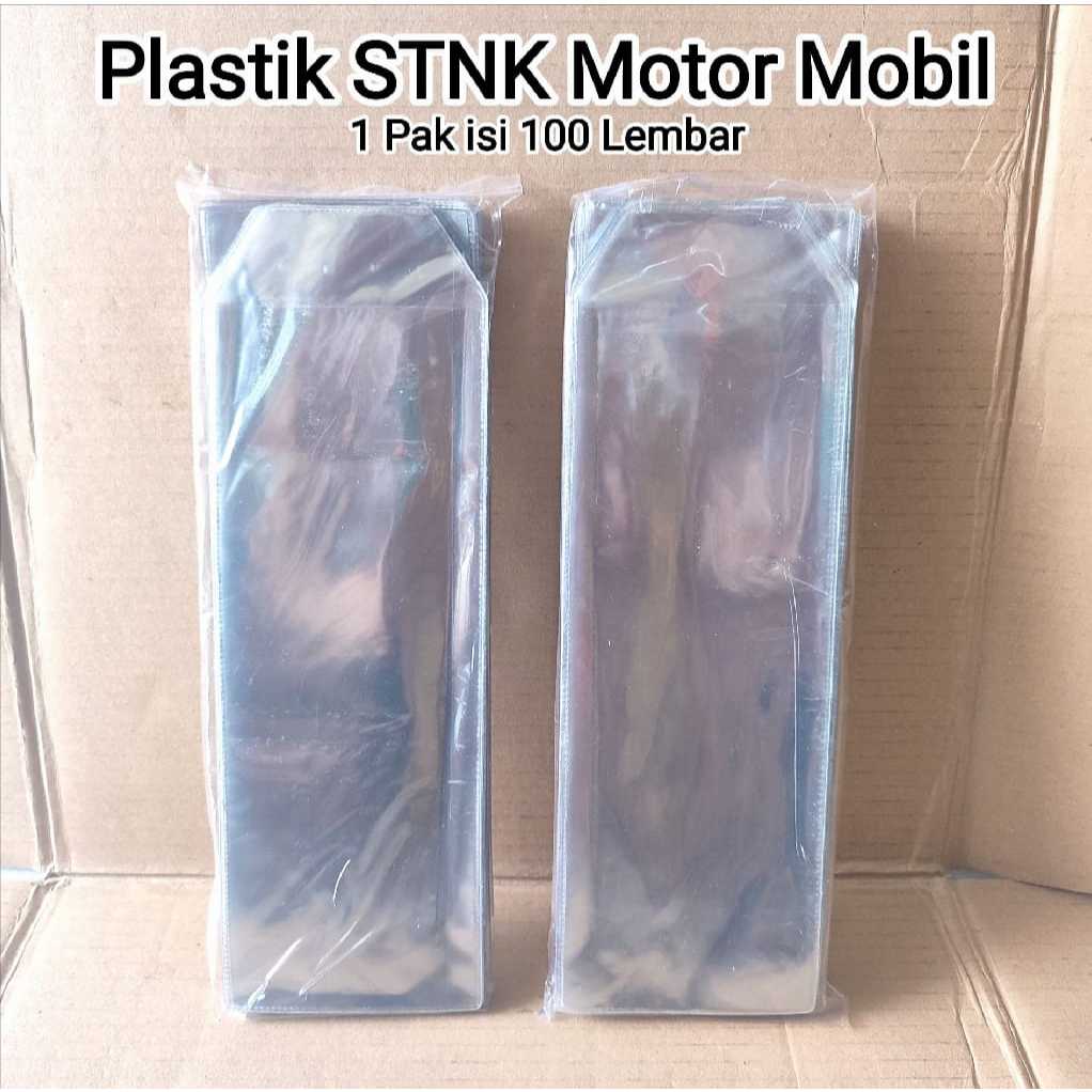 

PLASTIK STNK | MIKA PELINDUNG STNK - 100 Lembar