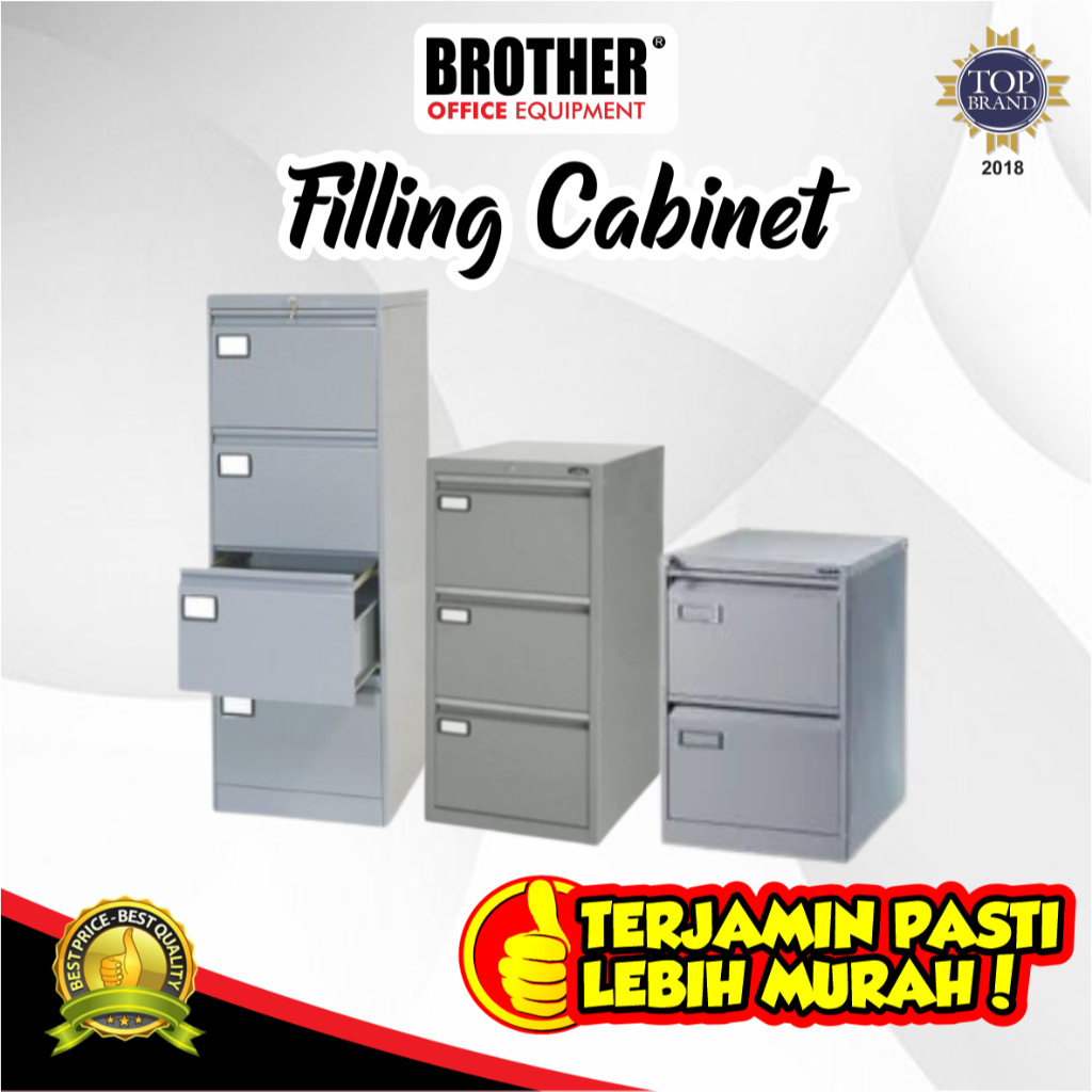 FILLING CABINET BROTHER/ RAK ARSIP/ LEMARI LACI BESI/ LEMARI BERKAS KANTOR - BROTHER BS 102/103/104