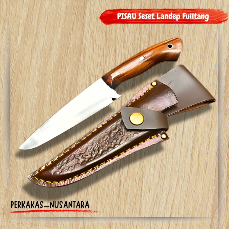 Pisau Baja Hss Premium Super Tajam / Pisau Survival Brushcraft Skinner Camping Outdoor