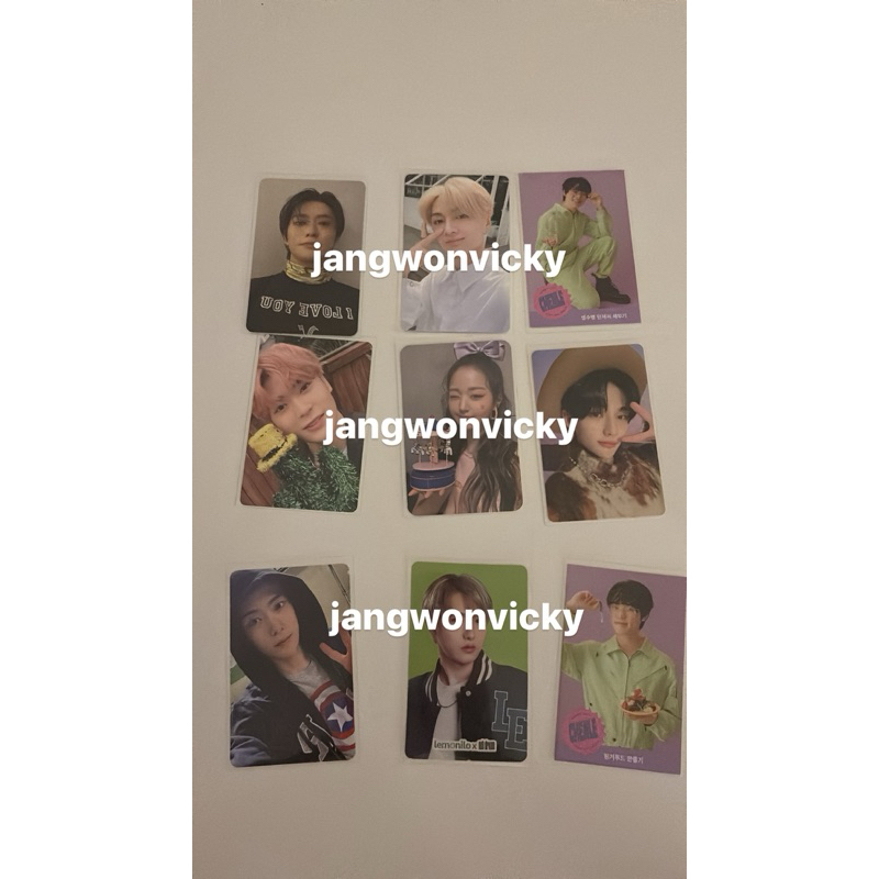 bundle photocard wonyoung carousel mainan izone ive