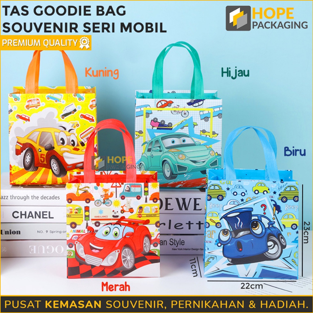 

LIMIT Goodie Bag Motif Mobil Size M 23x22x11cm Tas Tenteng Hadiah Ultah Anak Tas Hadiah Snack Tas Kado Goodie Bag Ultah Tas Souvenir Goodie Bag Tas Jinjing Hampers