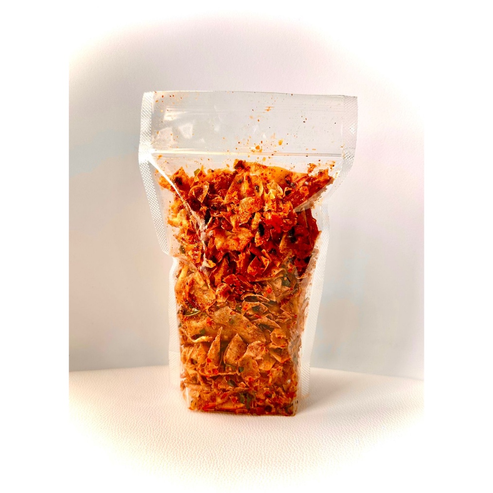 

SENSASIONAL KERIPIK SINGKONG KERIPIK KRIWIL PEDAS DAUN JERUK 1GR