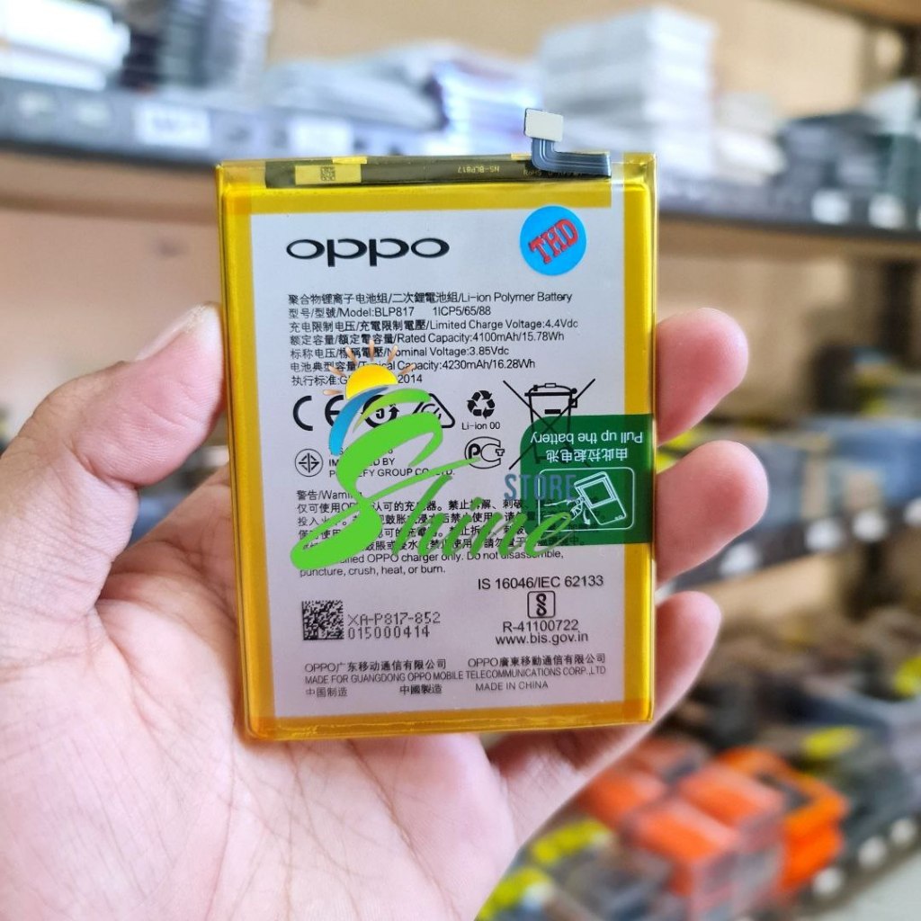 Baterai Batre Oppo BLP817 Original HP Oppo A15S CPH2179 Battery Batrei Opo A15S