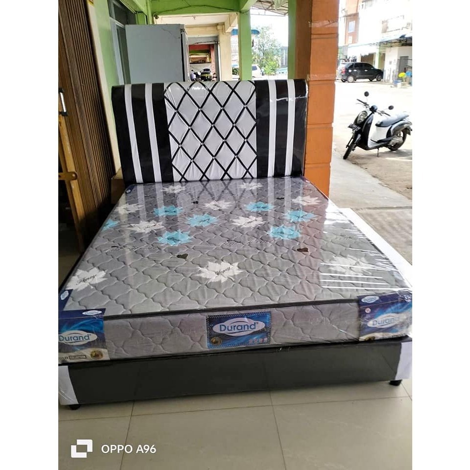 Kasur Busa Queen Komplit Set Kasur Fullset EMpuk Busa Rebounded 5 Kaki 150cm BATAM